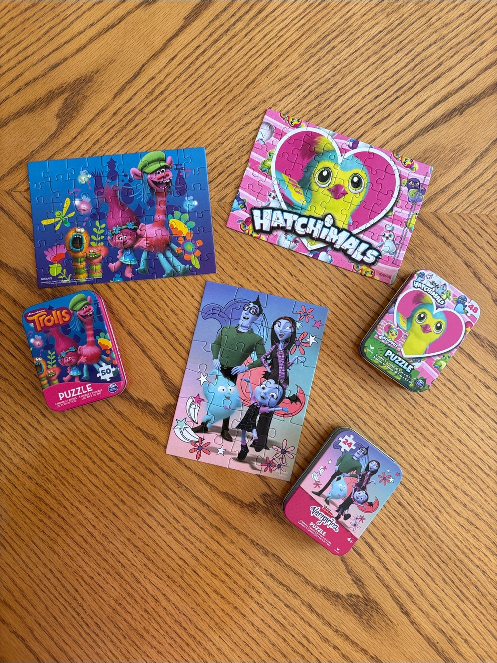 Kids Character Themed Puzzle Bundle (Set of 3)